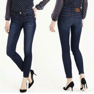 NEW J.Crew Jeans 9” Mid-Rise Skinny Dark Denim 4 27